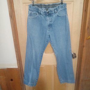 Ermenegildo Zegna Jeans Straight leg Italian washed 35" waist